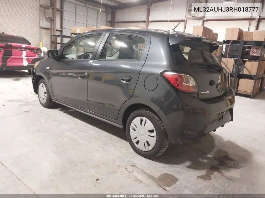 ML32AUHJ3RH018777 2024 Mitsubishi Mirage Es/Le