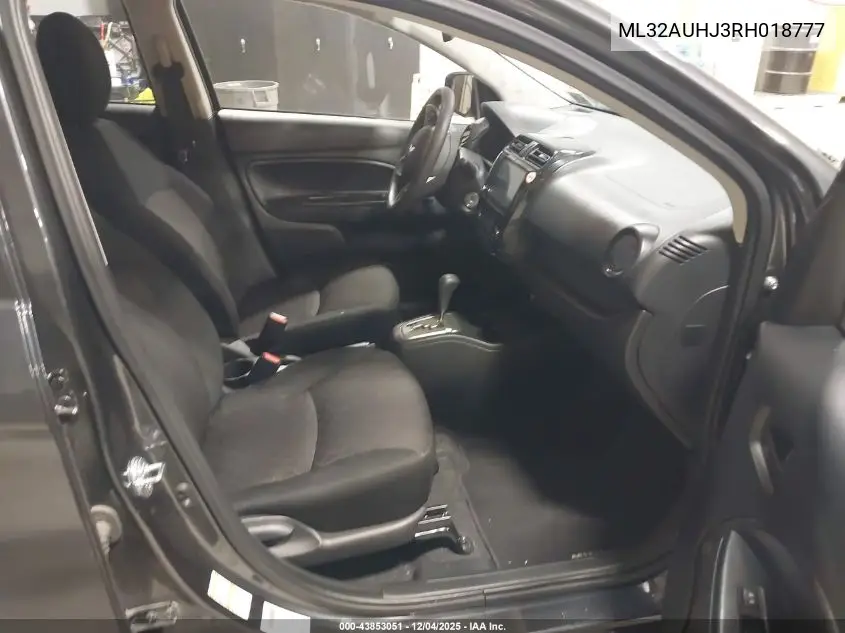 ML32AUHJ3RH018777 2024 Mitsubishi Mirage Es/Le