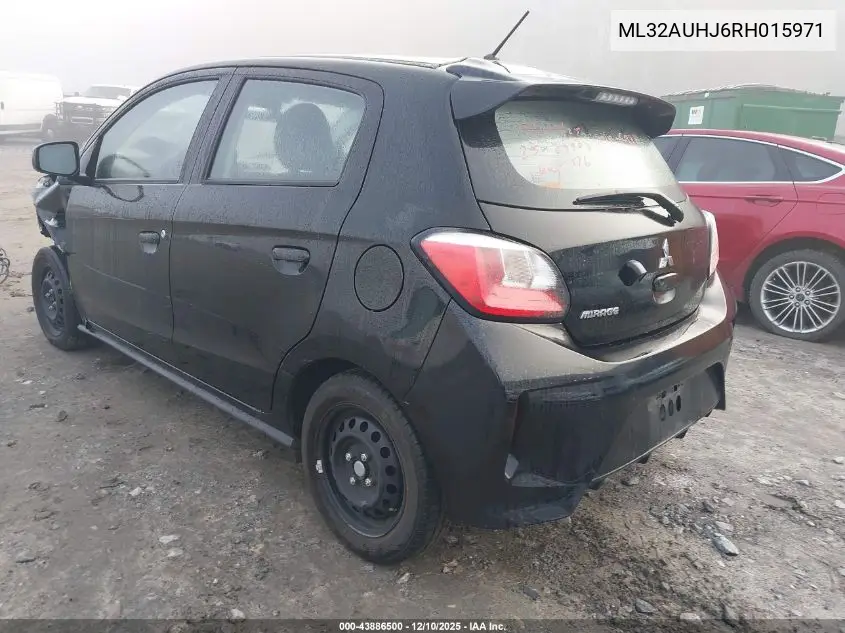 ML32AUHJ6RH015971 2024 Mitsubishi Mirage Es/Le