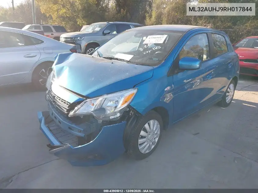 ML32AUHJ9RH017844 2024 Mitsubishi Mirage Es/Le