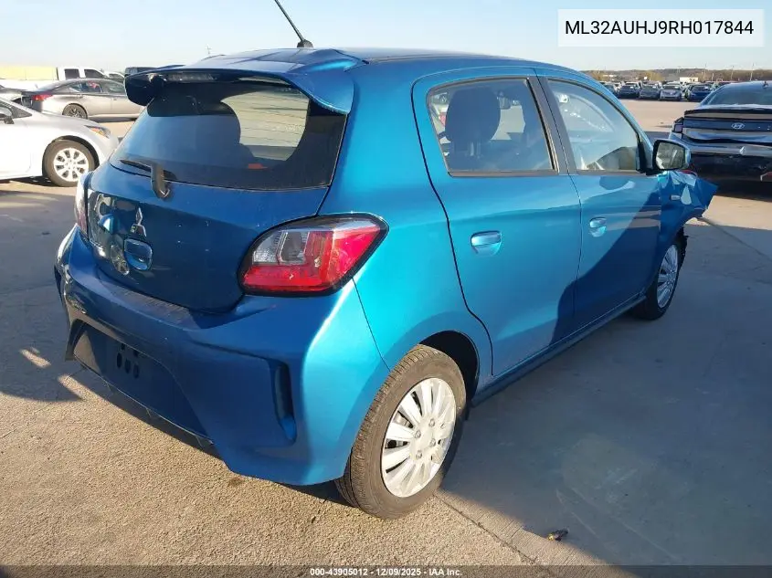 ML32AUHJ9RH017844 2024 Mitsubishi Mirage Es/Le