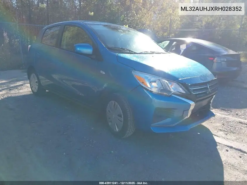 ML32AUHJXRH028352 2024 Mitsubishi Mirage Es/Le
