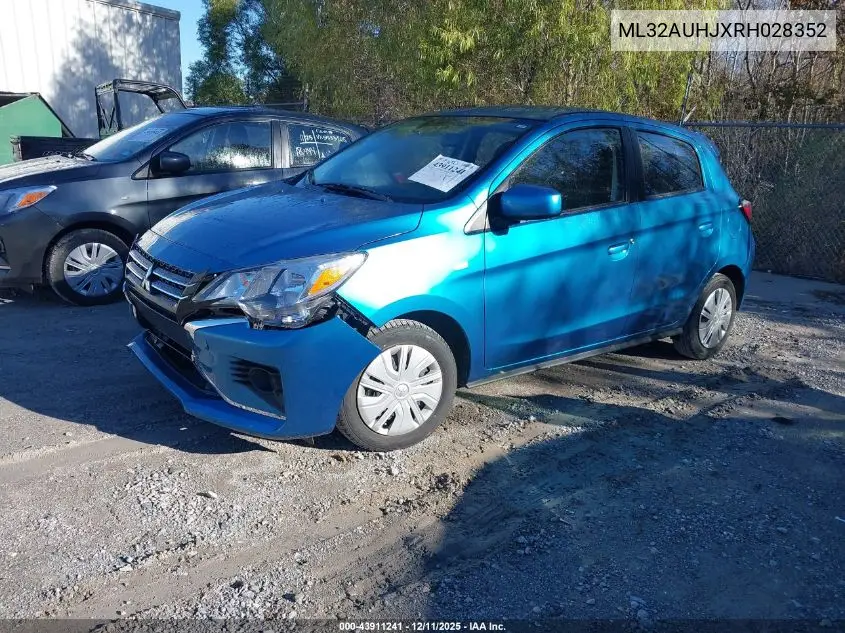 ML32AUHJXRH028352 2024 Mitsubishi Mirage Es/Le