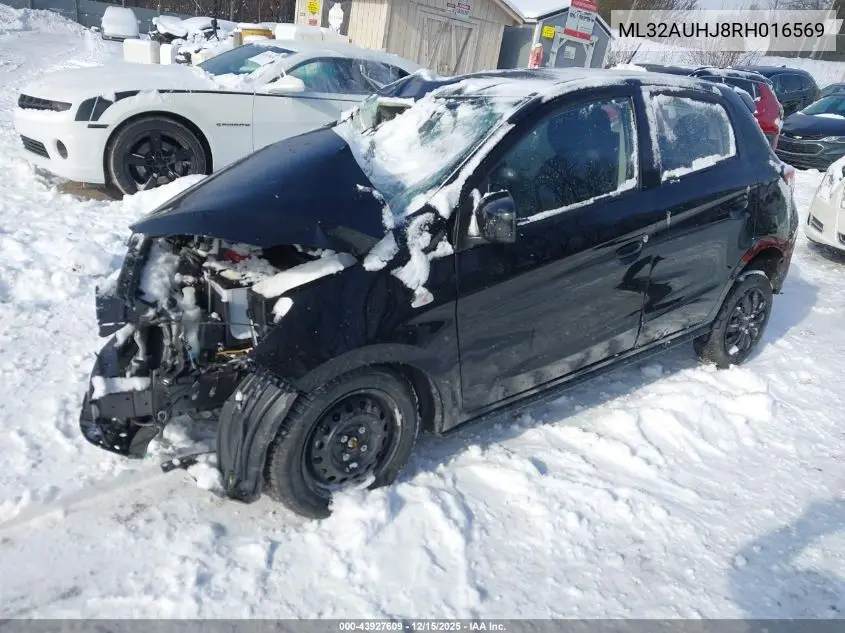 ML32AUHJ8RH016569 2024 Mitsubishi Mirage Es/Le