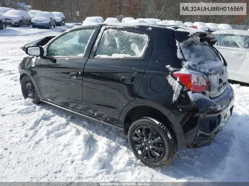ML32AUHJ8RH016569 2024 Mitsubishi Mirage Es/Le