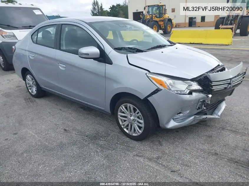 ML32FVFJ5RHF20090 2024 Mitsubishi Mirage G4 Se