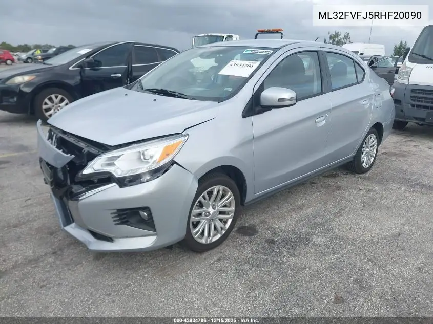 ML32FVFJ5RHF20090 2024 Mitsubishi Mirage G4 Se