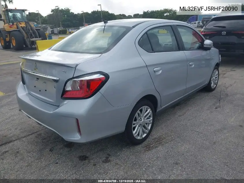 ML32FVFJ5RHF20090 2024 Mitsubishi Mirage G4 Se