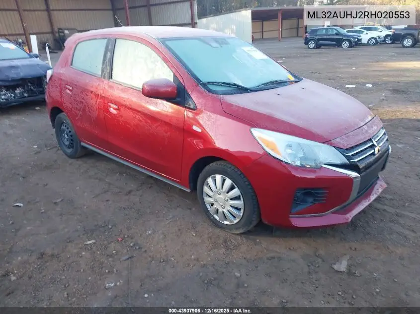 ML32AUHJ2RH020553 2024 Mitsubishi Mirage Es/Le
