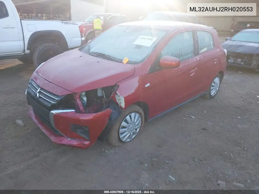 ML32AUHJ2RH020553 2024 Mitsubishi Mirage Es/Le