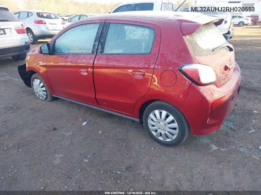 ML32AUHJ2RH020553 2024 Mitsubishi Mirage Es/Le