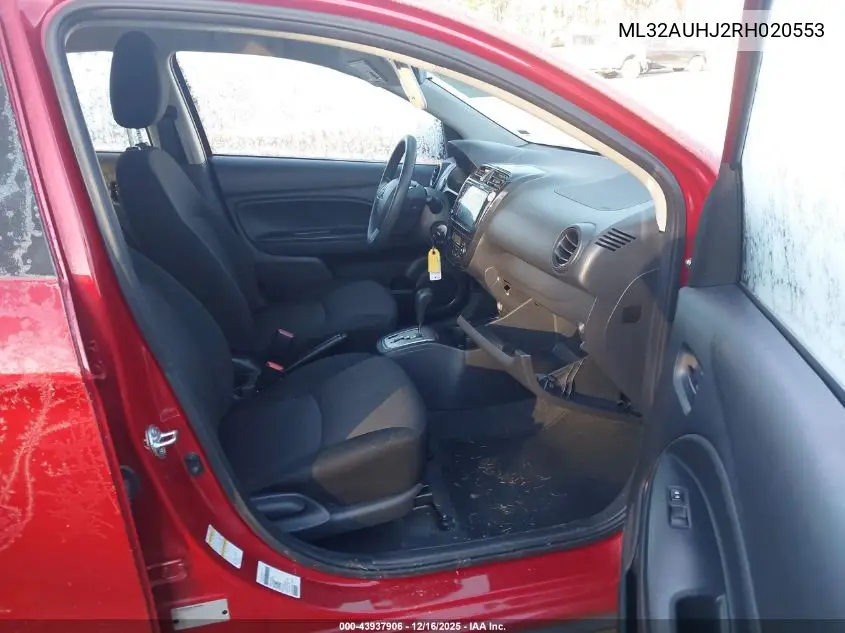 ML32AUHJ2RH020553 2024 Mitsubishi Mirage Es/Le