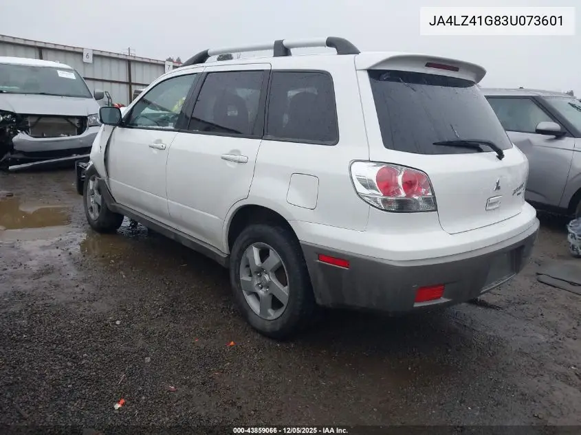 JA4LZ41G83U073601 2003 Mitsubishi Outlander Xls