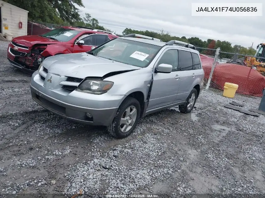 JA4LX41F74U056836 2004 Mitsubishi Outlander Xls