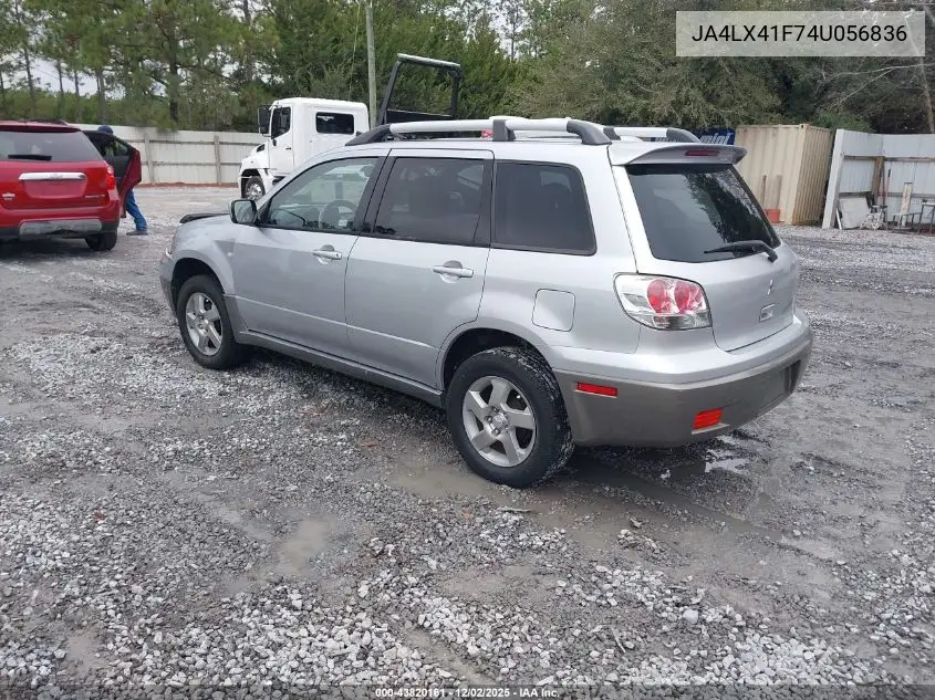 JA4LX41F74U056836 2004 Mitsubishi Outlander Xls