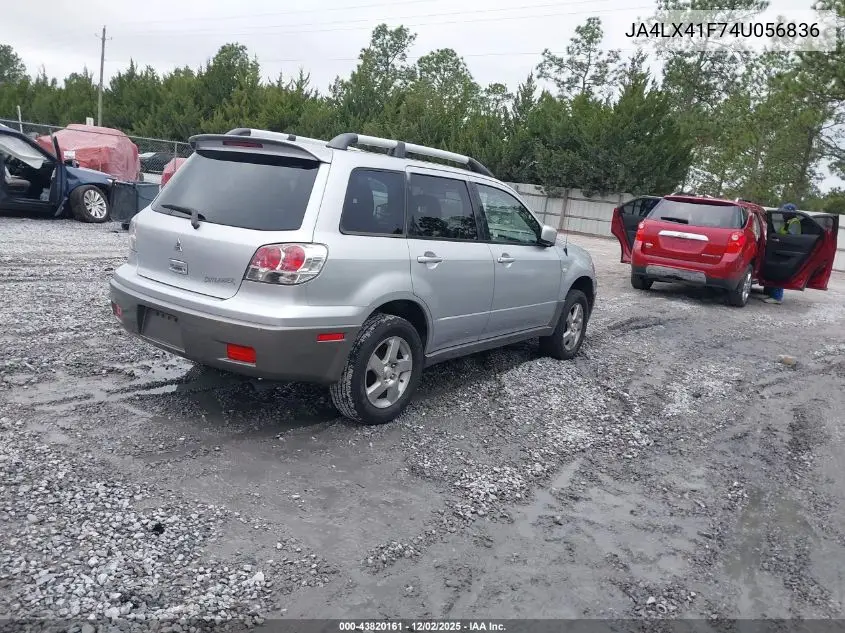 JA4LX41F74U056836 2004 Mitsubishi Outlander Xls
