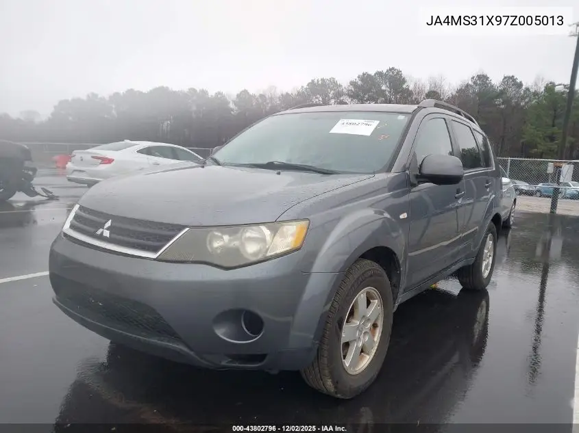 JA4MS31X97Z005013 2007 Mitsubishi Outlander Es/Ls