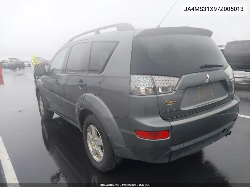 JA4MS31X97Z005013 2007 Mitsubishi Outlander Es/Ls