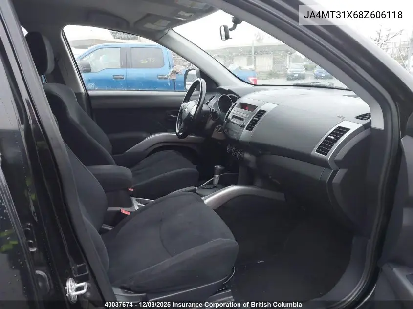 JA4MT31X68Z606118 2008 Mitsubishi Outlander Ls