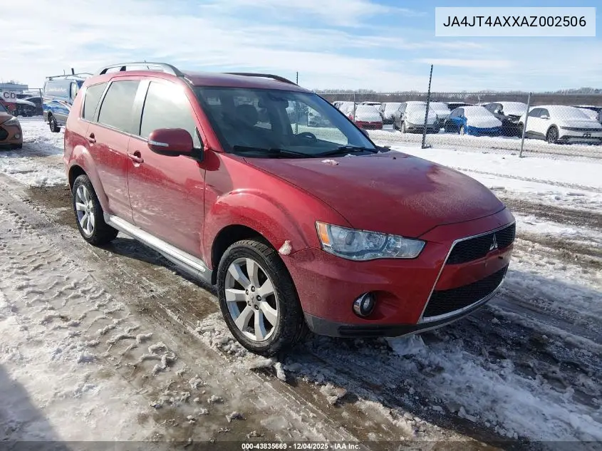 JA4JT4AXXAZ002506 2010 Mitsubishi Outlander Xls