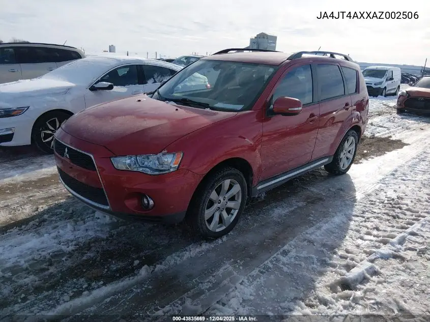 JA4JT4AXXAZ002506 2010 Mitsubishi Outlander Xls