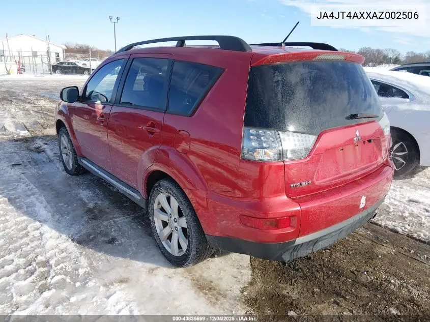 JA4JT4AXXAZ002506 2010 Mitsubishi Outlander Xls