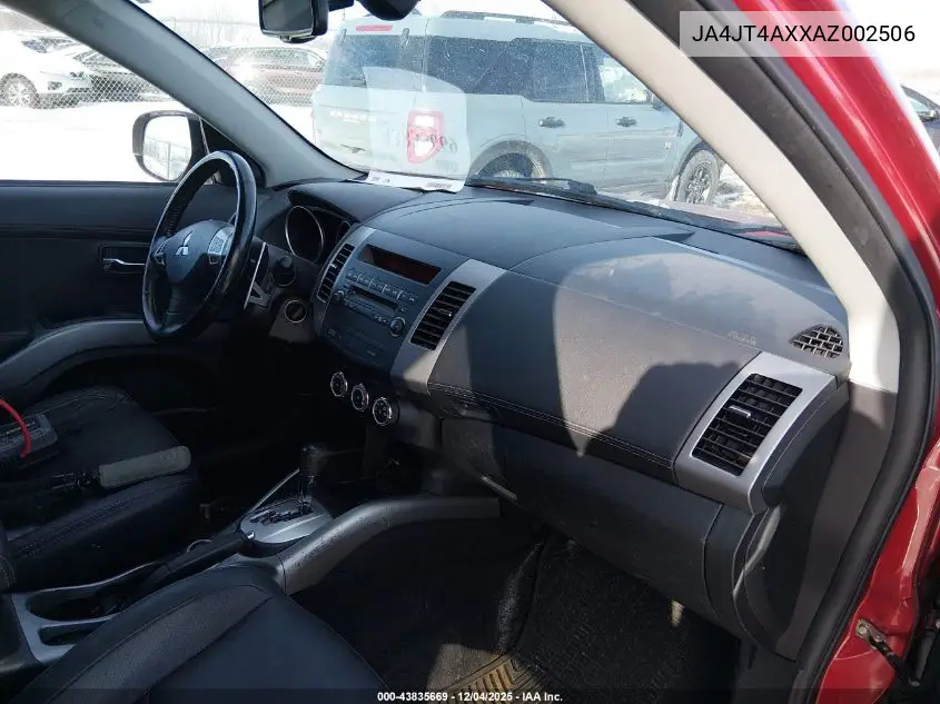 JA4JT4AXXAZ002506 2010 Mitsubishi Outlander Xls