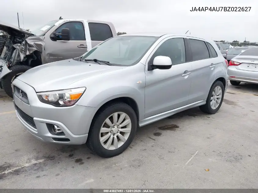 JA4AP4AU7BZ022627 2011 Mitsubishi Outlander Sport Se