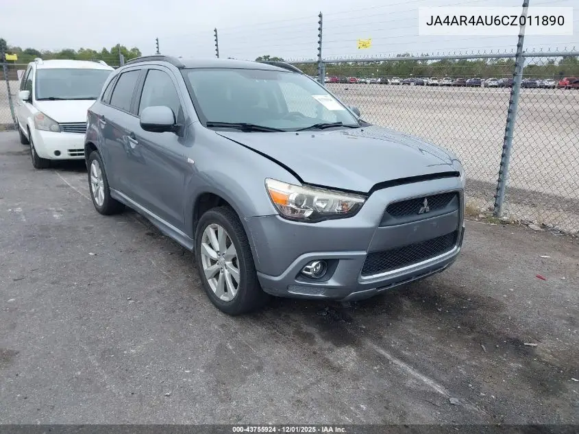 JA4AR4AU6CZ011890 2012 Mitsubishi Outlander Sport Se