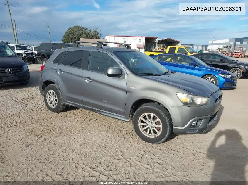 JA4AP3AU1CZ008301 2012 Mitsubishi Outlander Sport Es