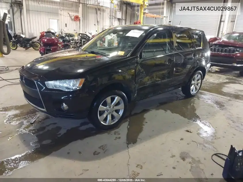JA4JT5AX4CU029867 2012 Mitsubishi Outlander Gt