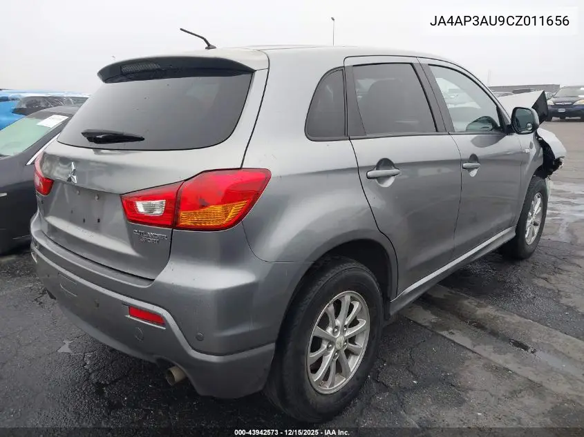 JA4AP3AU9CZ011656 2012 Mitsubishi Outlander Sport Es