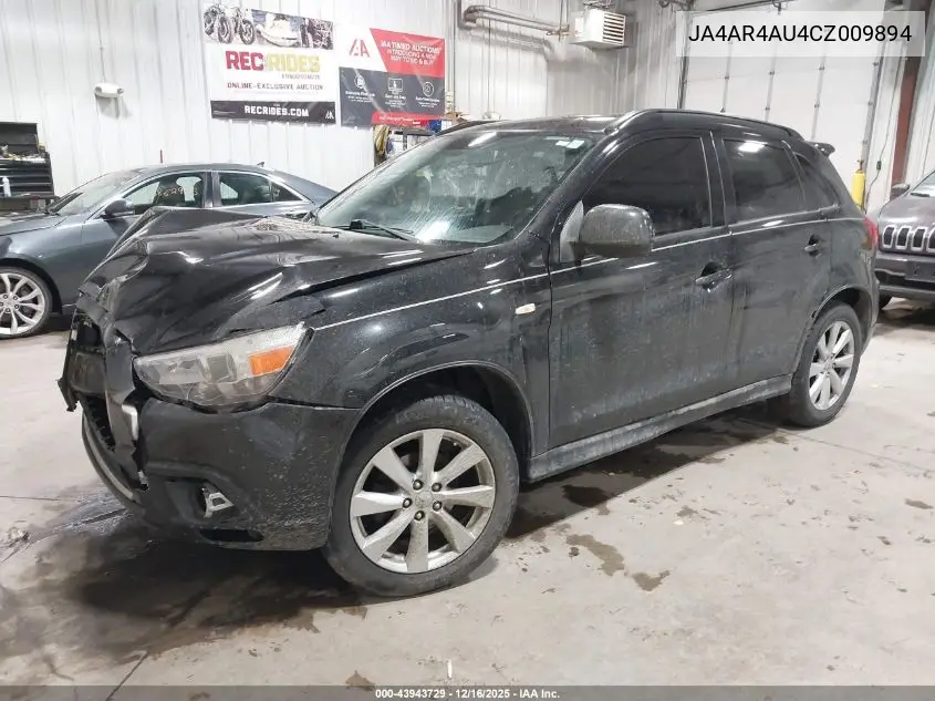 JA4AR4AU4CZ009894 2012 Mitsubishi Outlander Sport Se