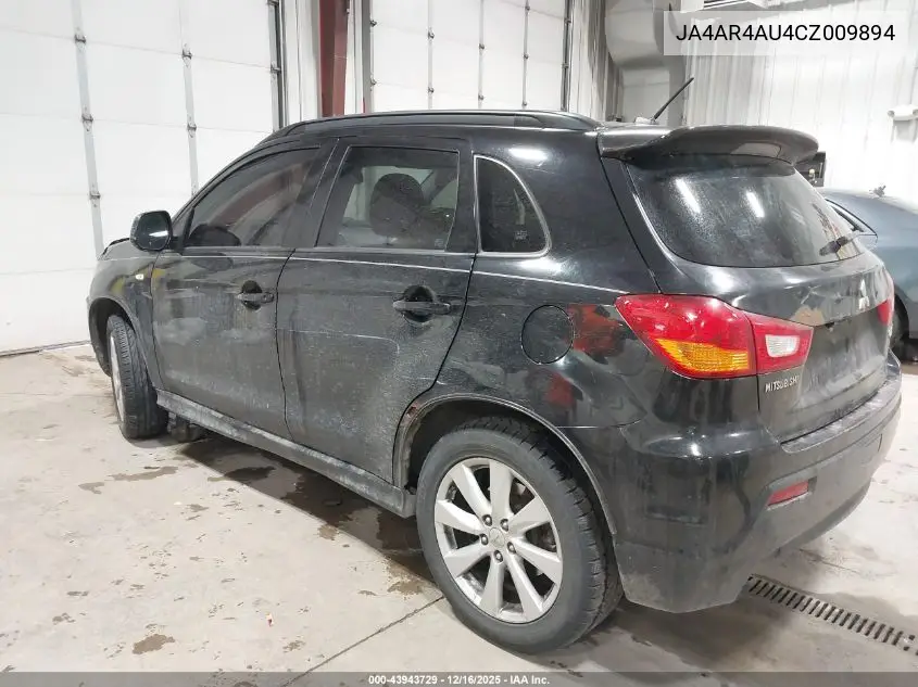 JA4AR4AU4CZ009894 2012 Mitsubishi Outlander Sport Se