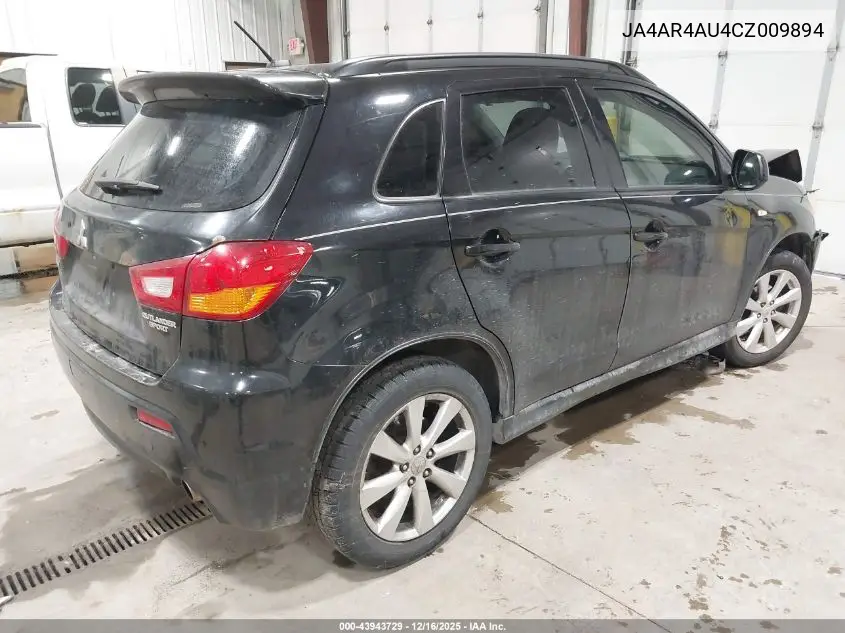 JA4AR4AU4CZ009894 2012 Mitsubishi Outlander Sport Se