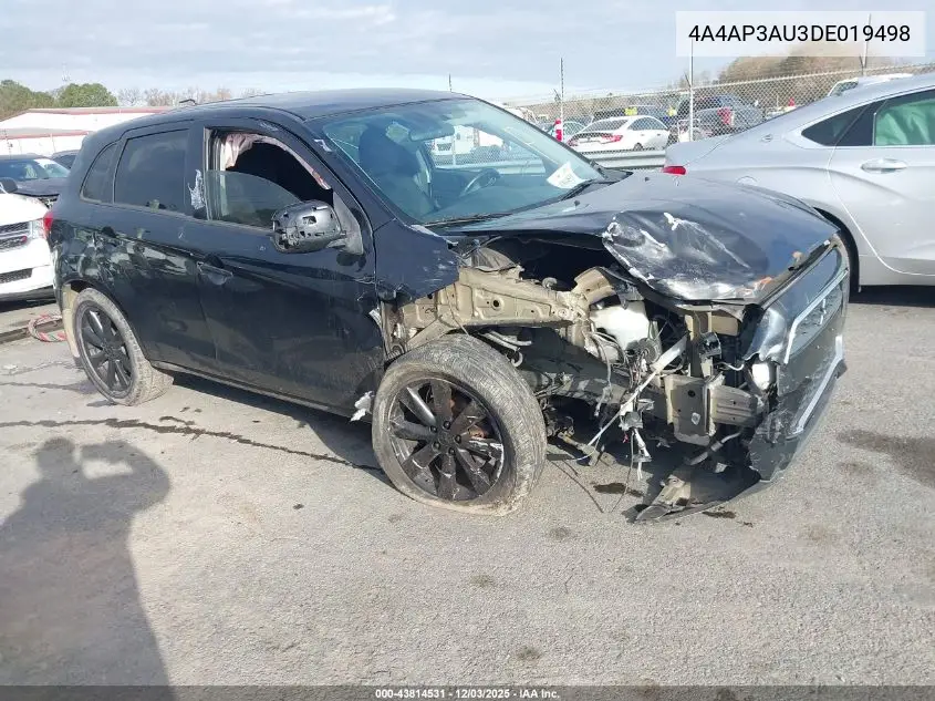 4A4AP3AU3DE019498 2013 Mitsubishi Outlander Sport Es