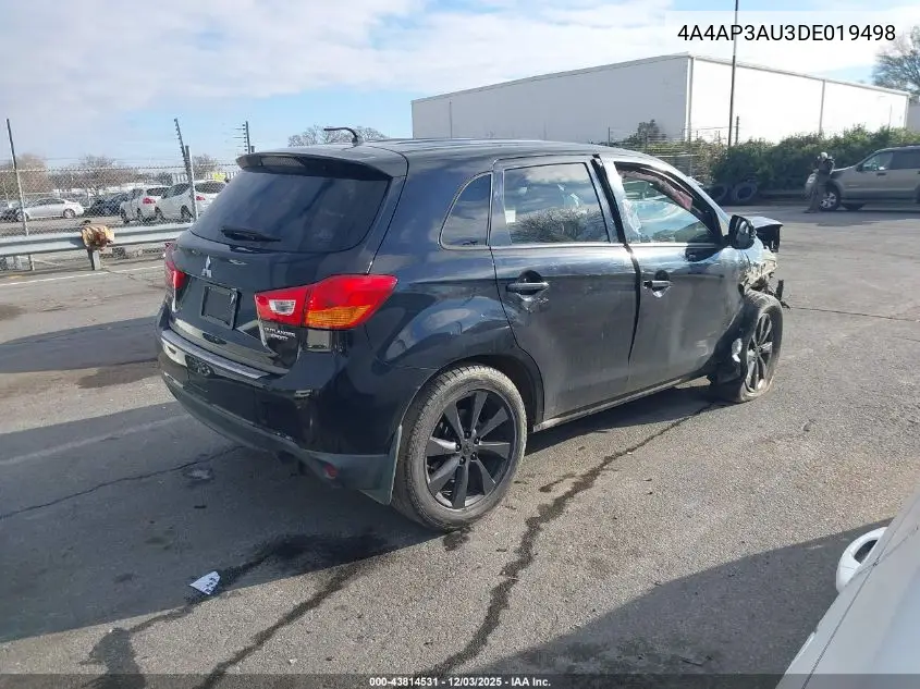 4A4AP3AU3DE019498 2013 Mitsubishi Outlander Sport Es