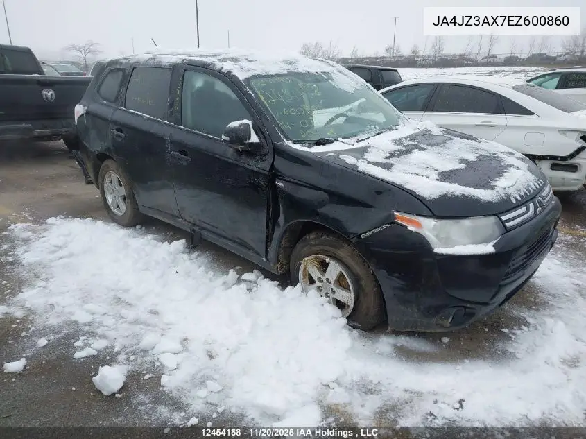JA4JZ3AX7EZ600860 2014 Mitsubishi Outlander Se