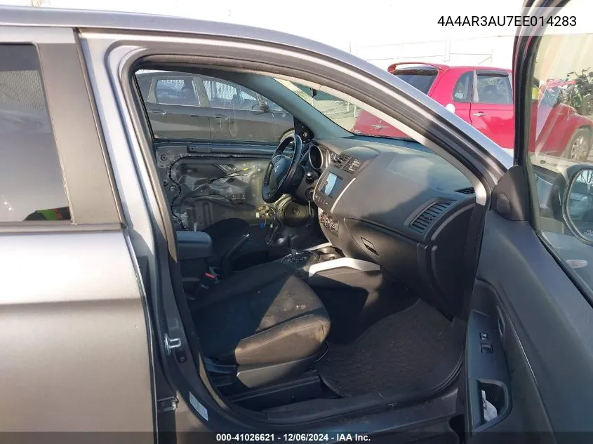 2014 Mitsubishi Outlander Sport Es VIN: 4A4AR3AU7EE014283 Lot: 41026621