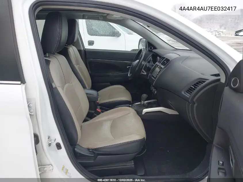 4A4AR4AU7EE032417 2014 Mitsubishi Outlander Sport Se