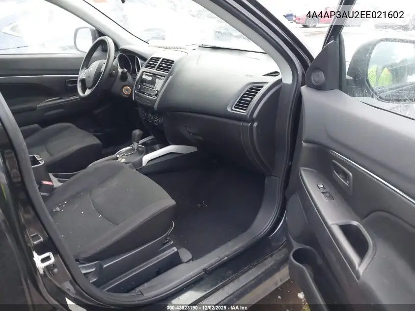 4A4AP3AU2EE021602 2014 Mitsubishi Outlander Sport Es