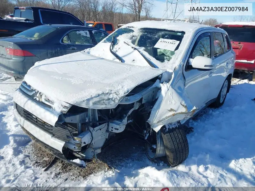 JA4AZ3A30EZ007984 2014 Mitsubishi Outlander Se