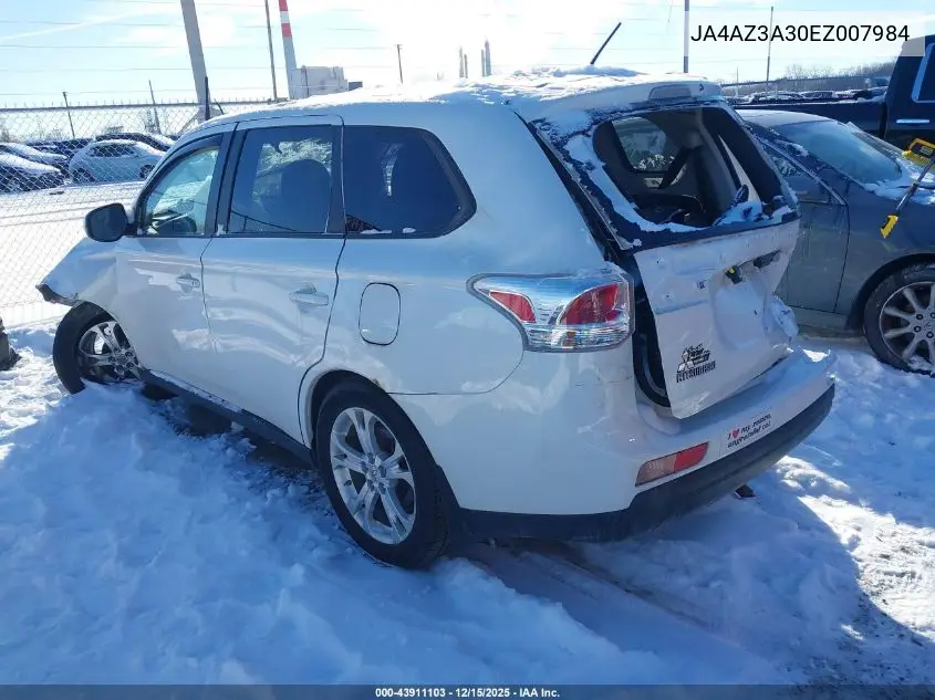 JA4AZ3A30EZ007984 2014 Mitsubishi Outlander Se