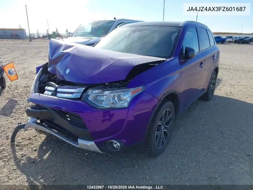 JA4JZ4AX3FZ601687 2015 Mitsubishi Outlander Gt