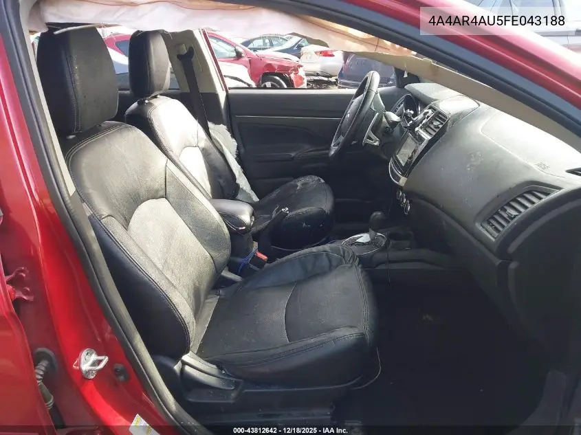 4A4AR4AU5FE043188 2015 Mitsubishi Outlander Sport Se