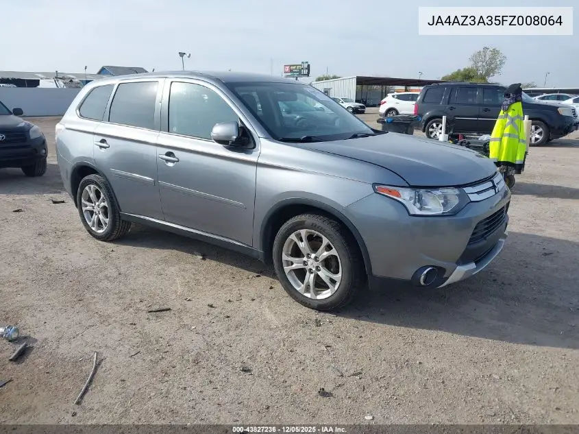JA4AZ3A35FZ008064 2015 Mitsubishi Outlander Se