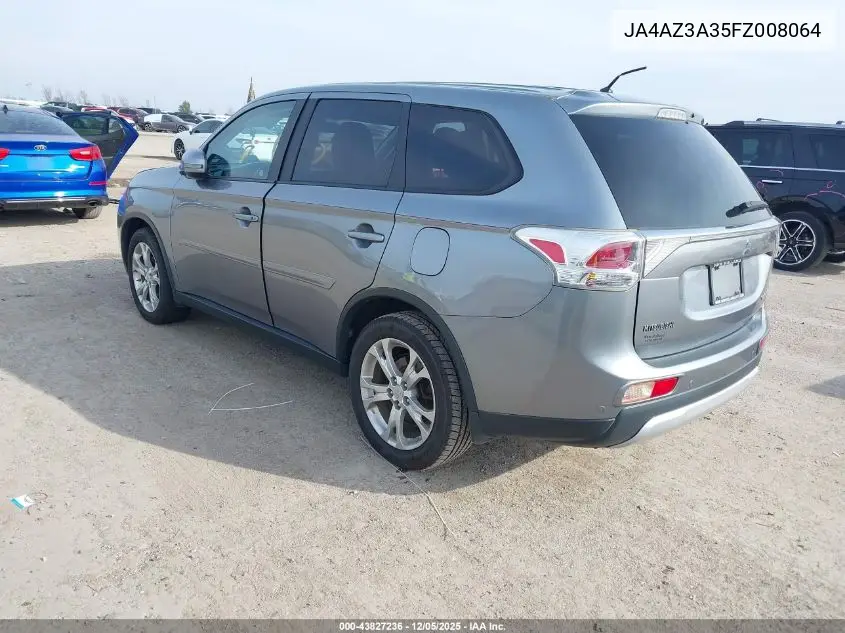 JA4AZ3A35FZ008064 2015 Mitsubishi Outlander Se
