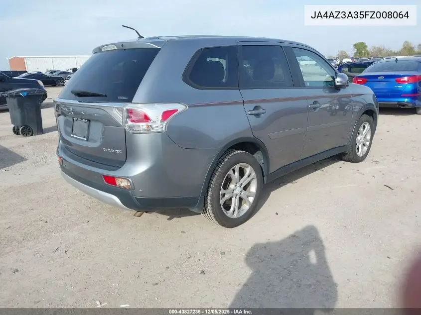 JA4AZ3A35FZ008064 2015 Mitsubishi Outlander Se