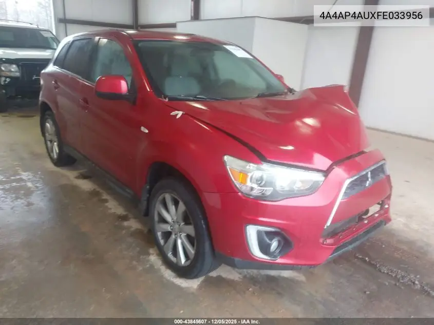 4A4AP4AUXFE033956 2015 Mitsubishi Outlander Sport Se