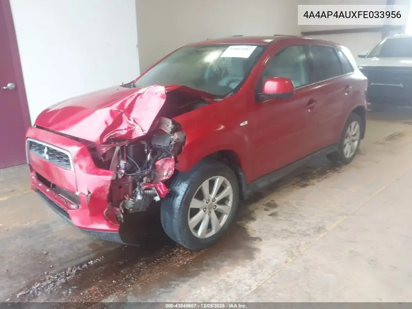 4A4AP4AUXFE033956 2015 Mitsubishi Outlander Sport Se
